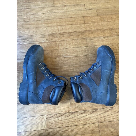 Timberland Mens 9 Field Boots Waterproof Navy Blue Nubuck Leather Gorpcore GUC - Picture 5 of 8